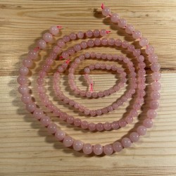 Fils de perles en quartz rose - 6mm|8mm|10mm